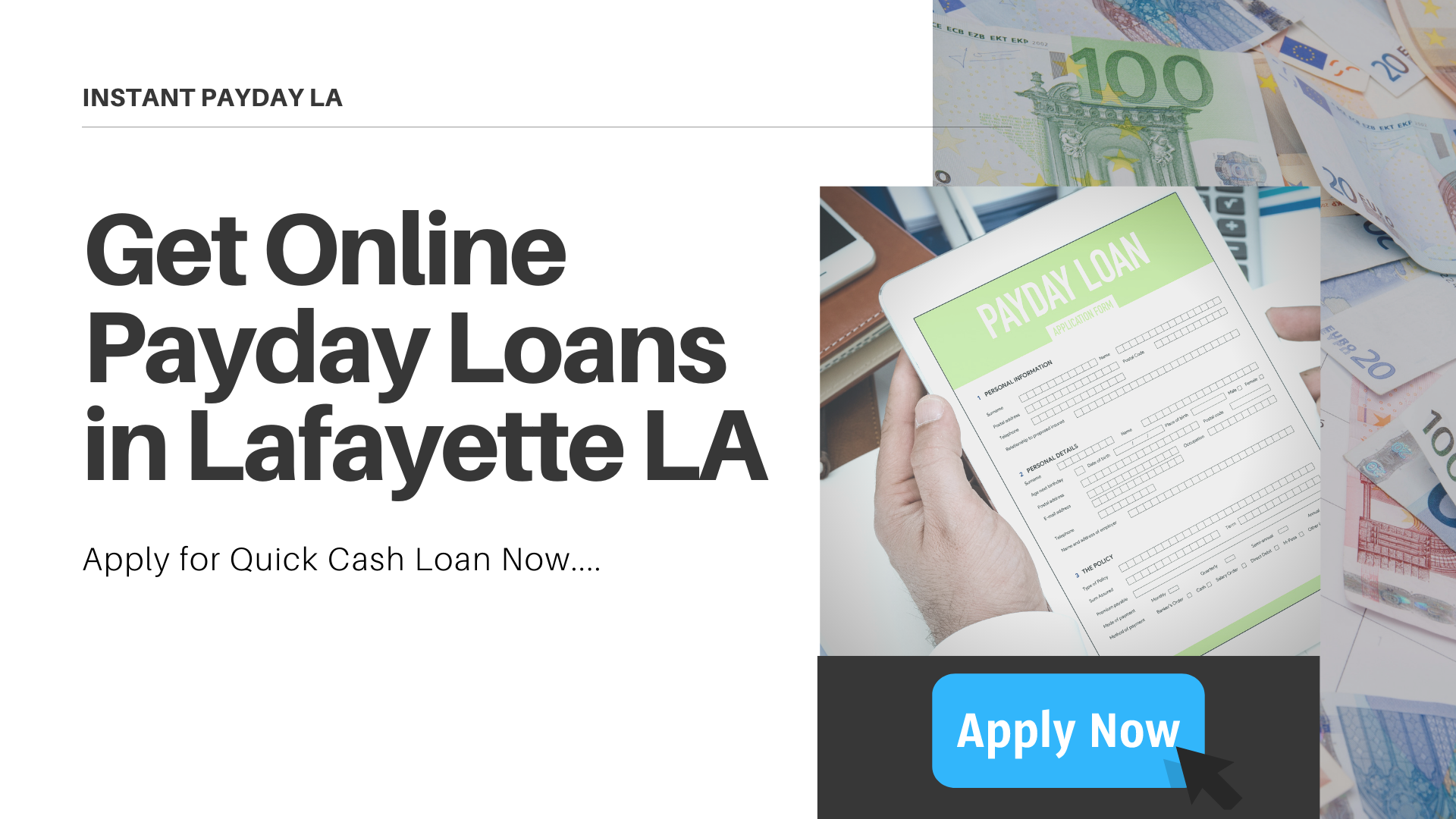 Getting Online Payday Loans in Lafayette LA